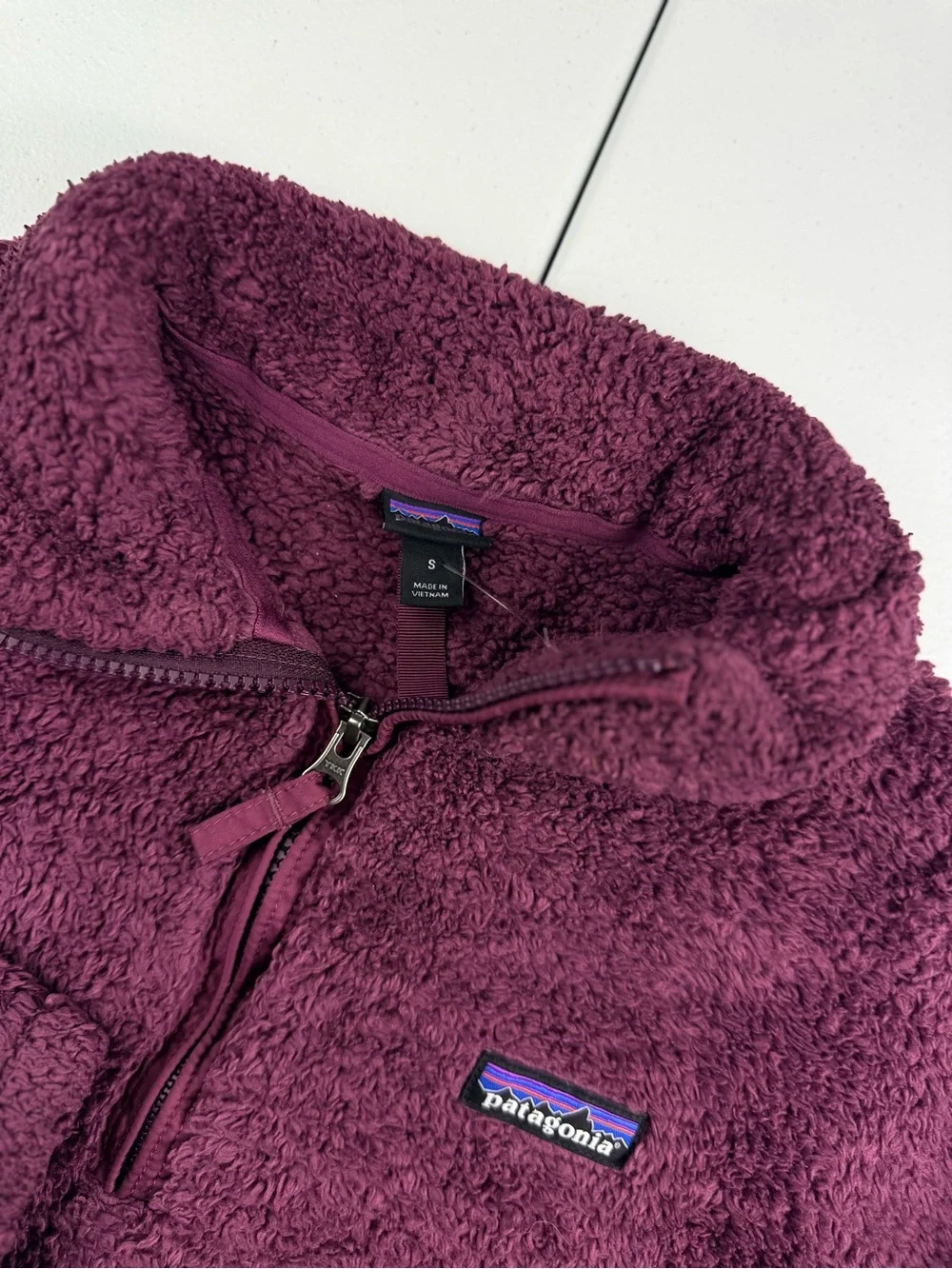 Patagonia Women's Plush Half-Zip Sweater - Plum